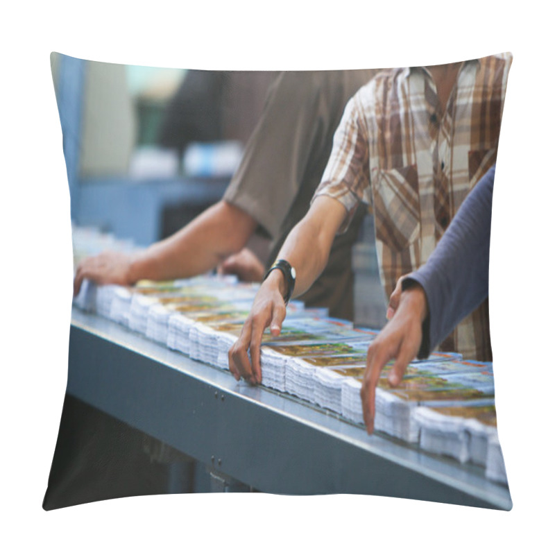 Personality  Post Press Finishing Books Pillow Covers