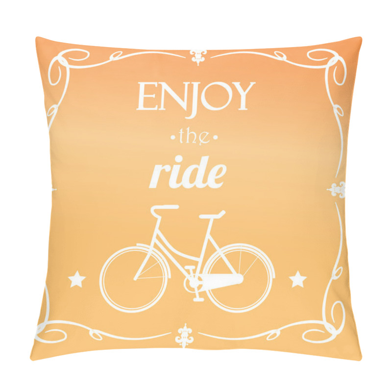 Personality  Ove My Bike Pillow Covers