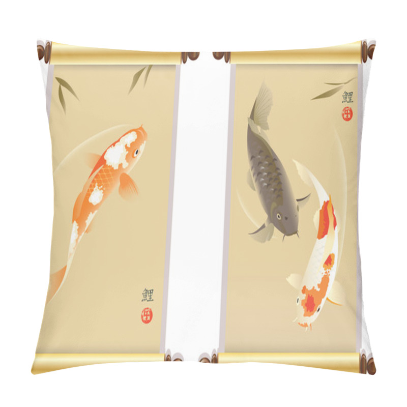 Personality  Koi Carp Pillow Covers