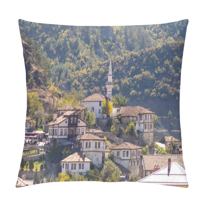 Personality  The Village Of Tarakli, At Sakarya Turkey, Famous With Traditional And Historic Turkish Houses Pillow Covers