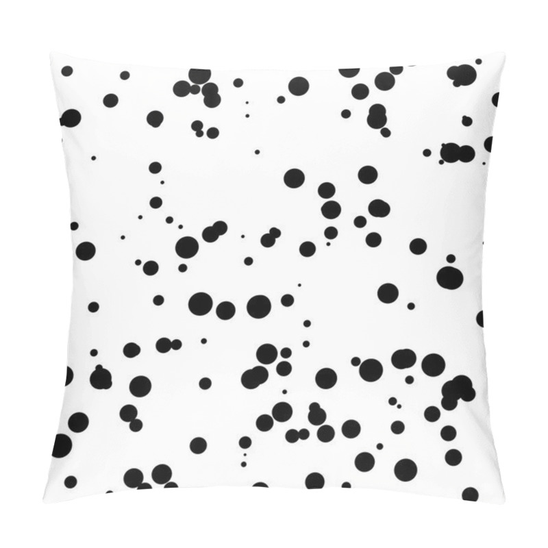 Personality  White Abstract Background With Circles Pillow Covers