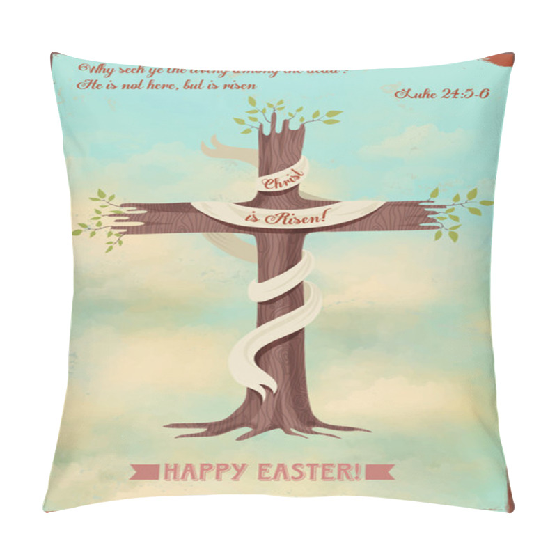 Personality  Religious Easter Poster Pillow Covers