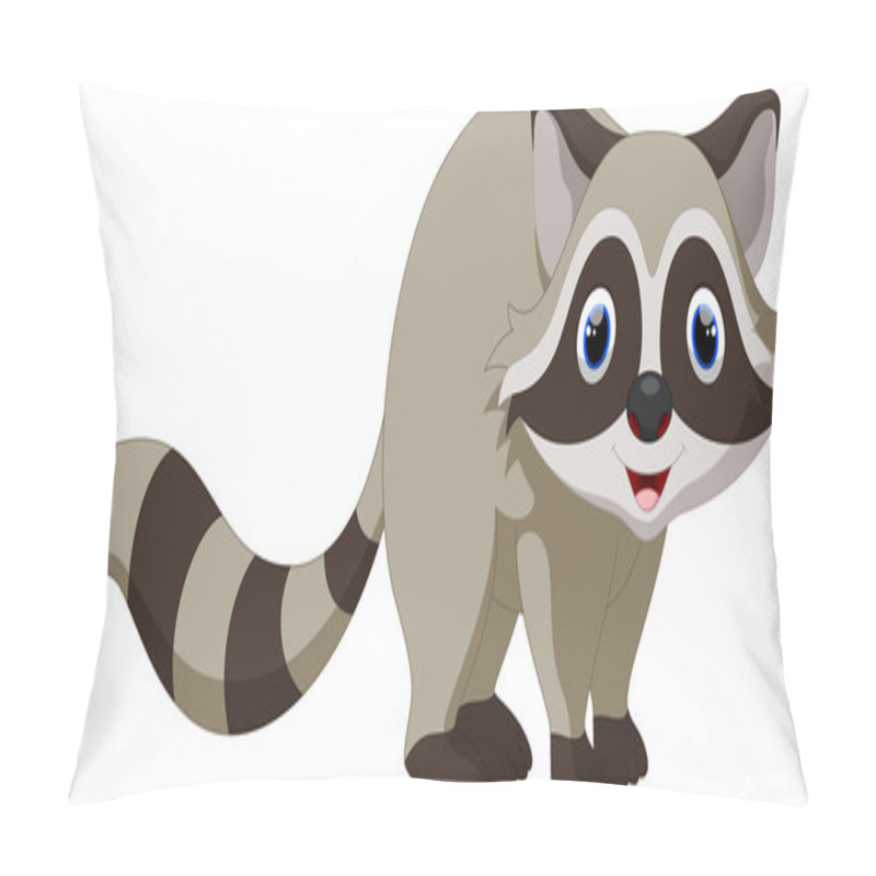 Personality  Cute Raccoon Cartoon Pillow Covers