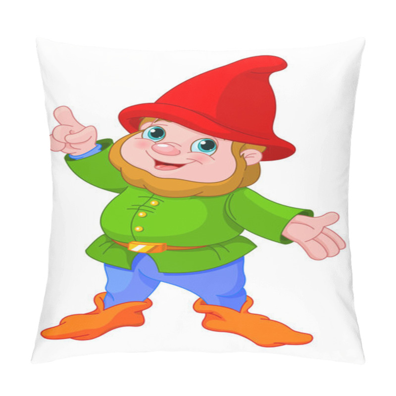 Personality  Cute Gnome Presenting Pillow Covers