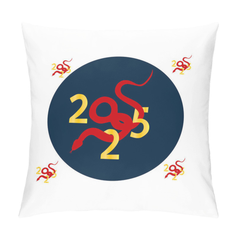 Personality  Year Of The Snake Vector Pillow Covers