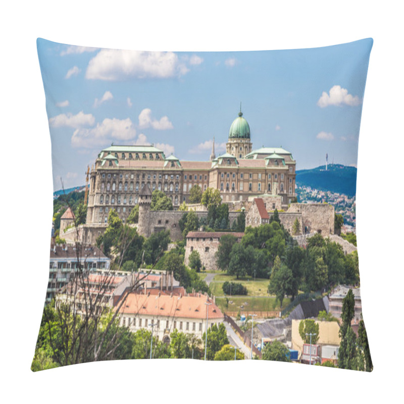 Personality  Budapest Royal Palace Morning View. Pillow Covers