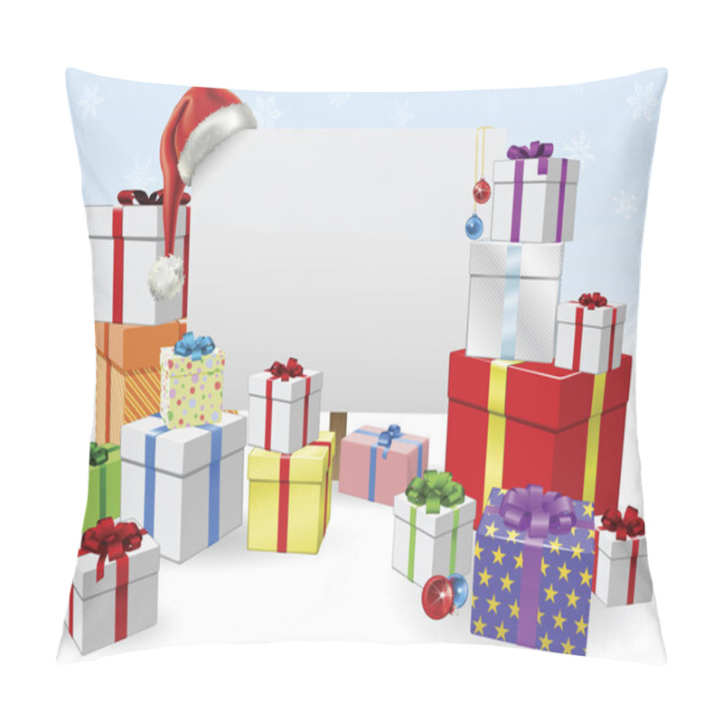 Personality  Christmas Sign And Gifts Concept Pillow Covers