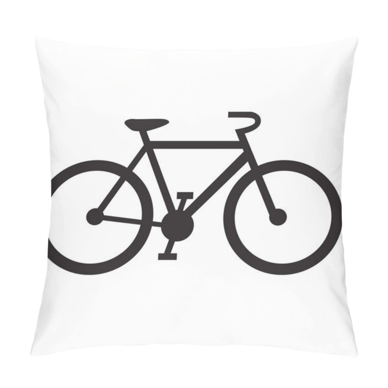 Personality  Isolated Bicycle Icon Pillow Covers