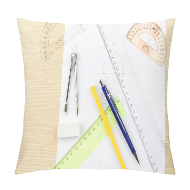 Personality  Drawing And Drawing Equipment Pillow Covers