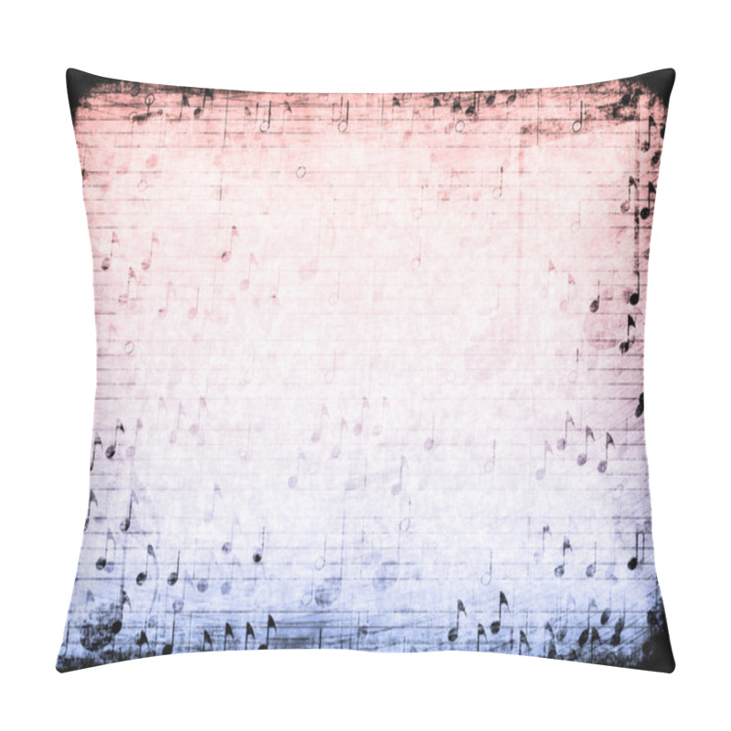 Personality  Music Themed Abstract Grunge Background Pillow Covers