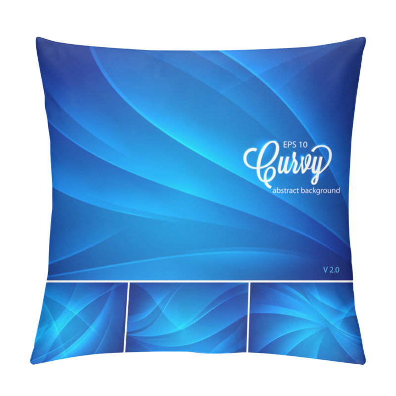 Personality  Curvy Abstract Background Pillow Covers