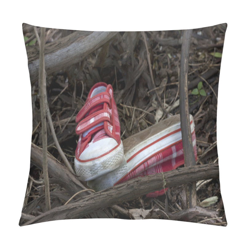 Personality  Forensics And Investigation Kid Shoes In The Forest Pillow Covers