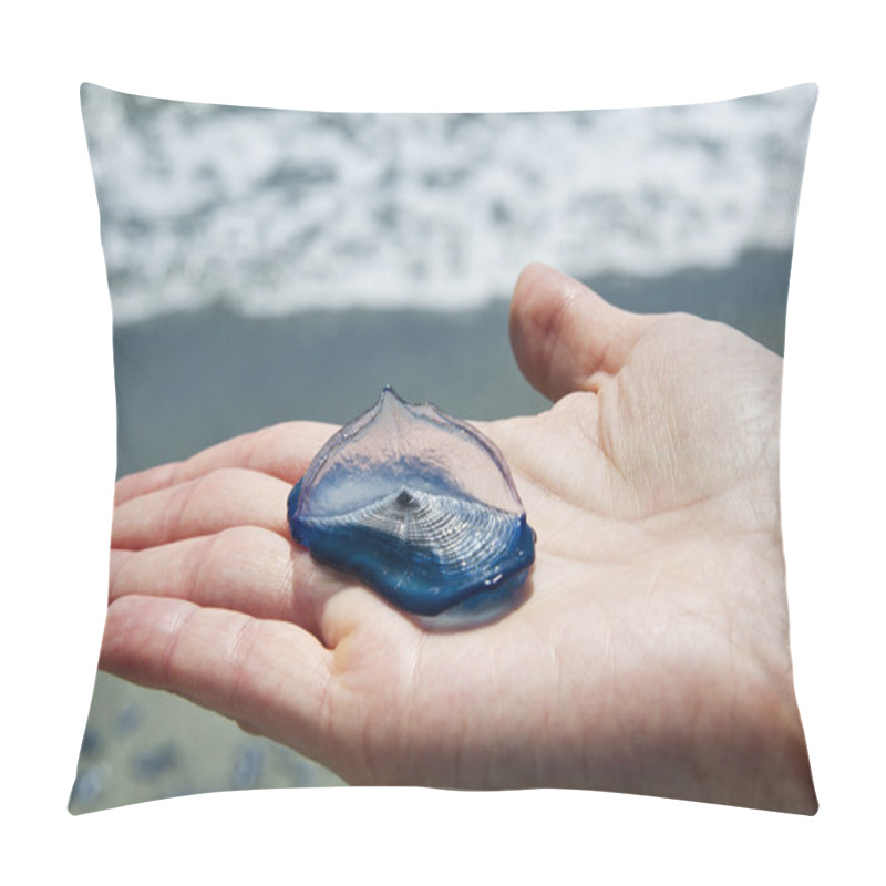 Personality  Velella Placed On The One Hand Pillow Covers