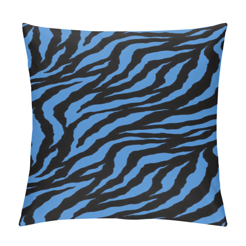 Personality  Zebra Monochrome Seamless Pattern. Vector Animal Skin Print. Fashion Stylish Organic Texture. EPS 10 Pillow Covers