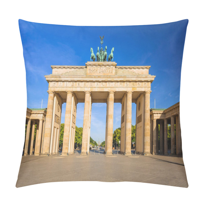 Personality  The Brandenburg Gate In Berlin At Sunrise Pillow Covers