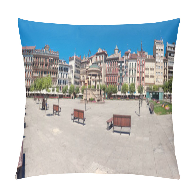 Personality  Square Castillo Pamplona, Navarra, Spain Pillow Covers