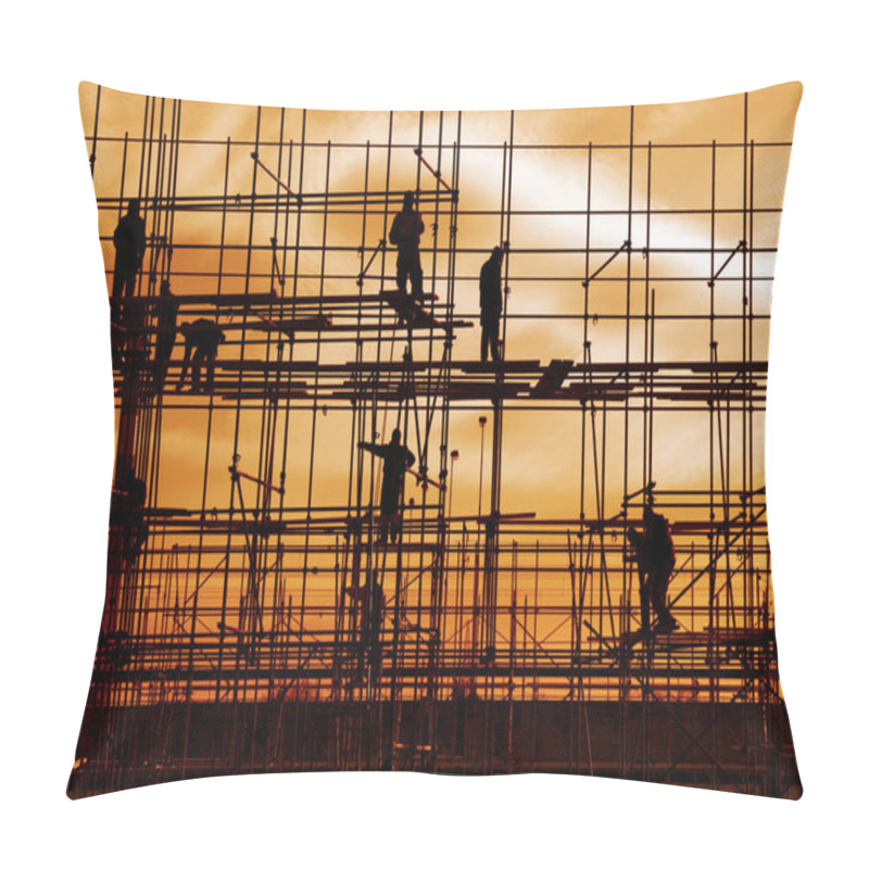 Personality  Construction Site Pillow Covers