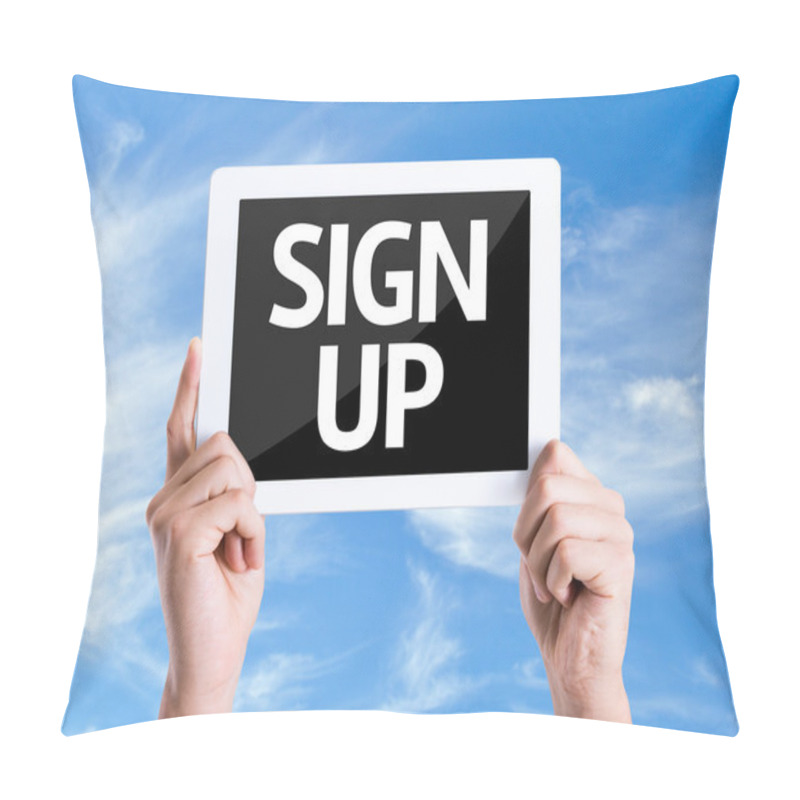 Personality  Text Sign Up Pillow Covers