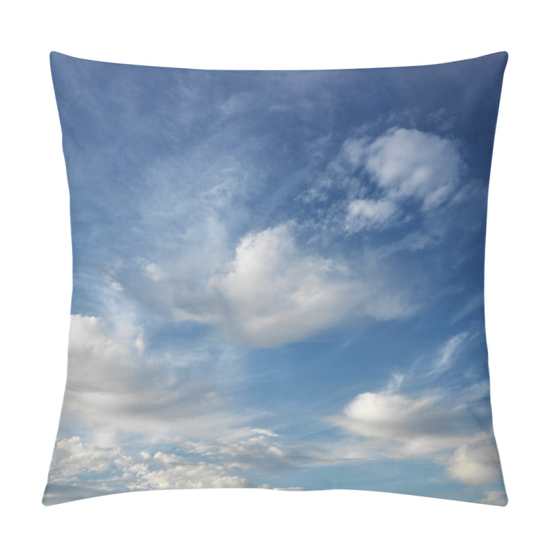 Personality  Blue Sky With Clouds. Pillow Covers