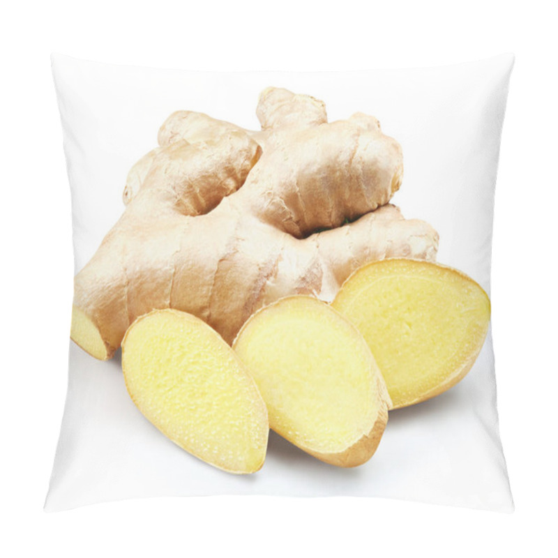 Personality  Ginger Isolated On A White Pillow Covers