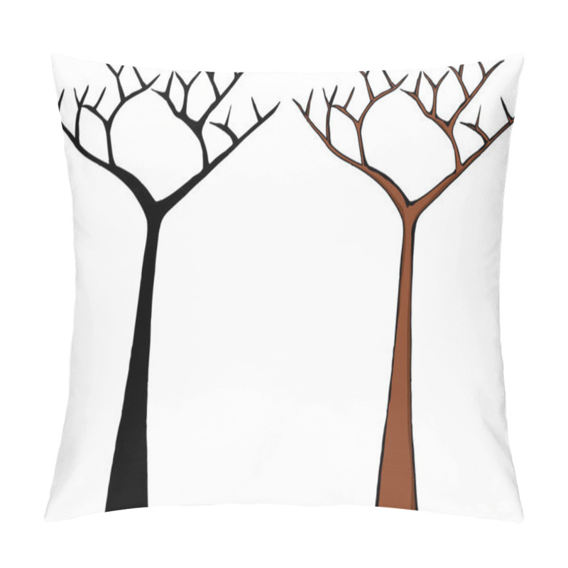 Personality  Bare Tree Pillow Covers