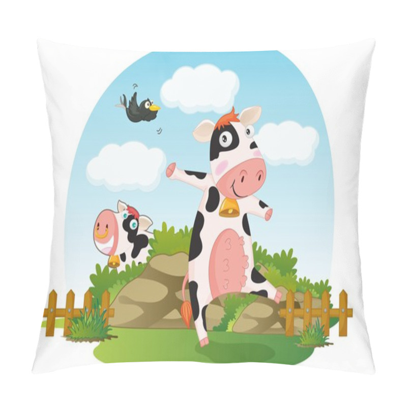 Personality  Resting Cows Pillow Covers