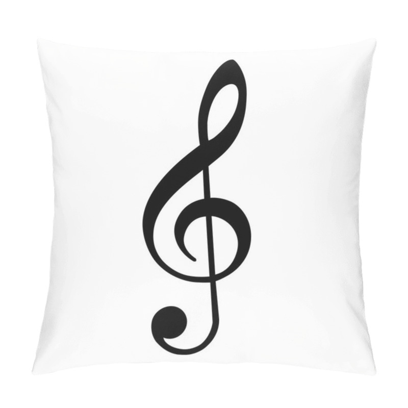 Personality  Treble Clef Vector Pillow Covers