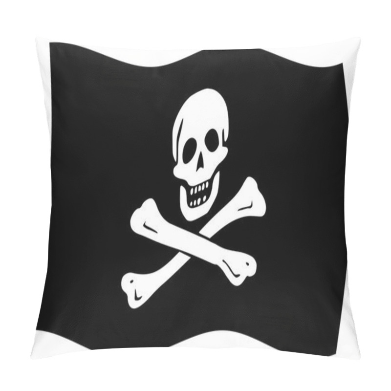 Personality  Jolly Roger Flag Pillow Covers