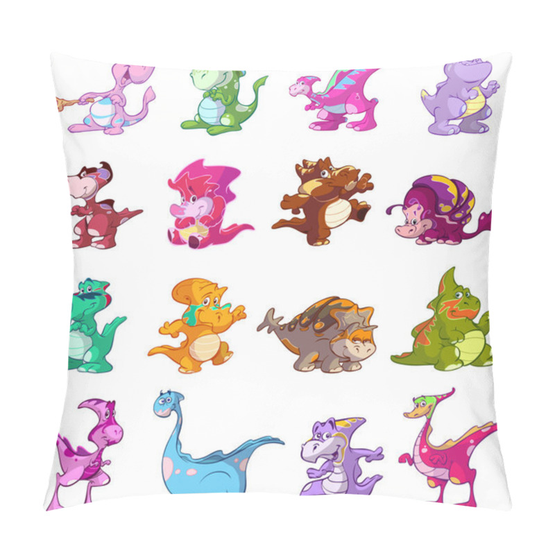 Personality  Collection Of Cute Dinosaurs Pillow Covers