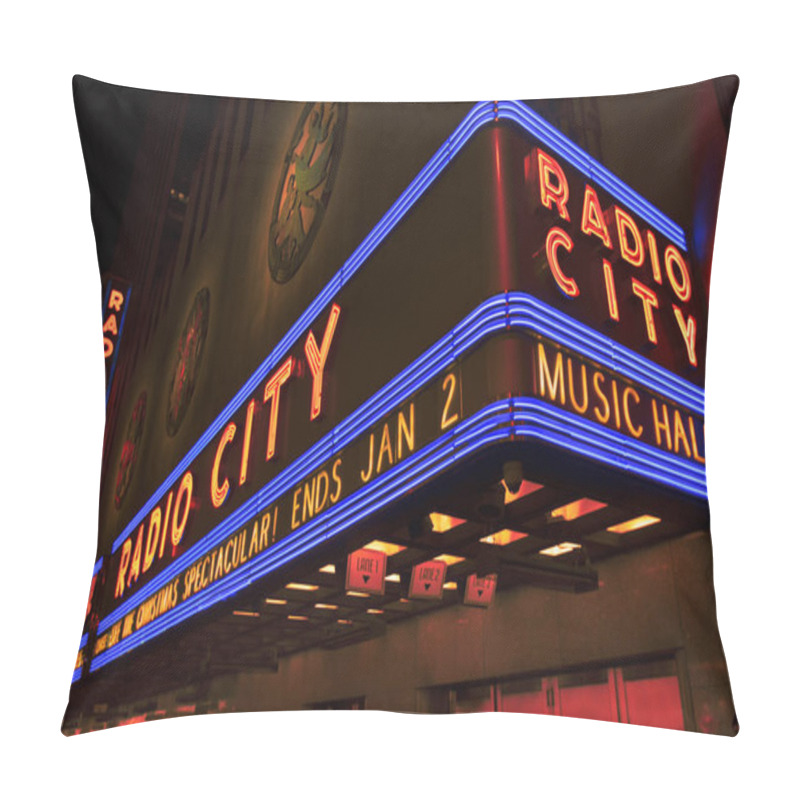 Personality  Radio City Music Hall At Christmas. Pillow Covers