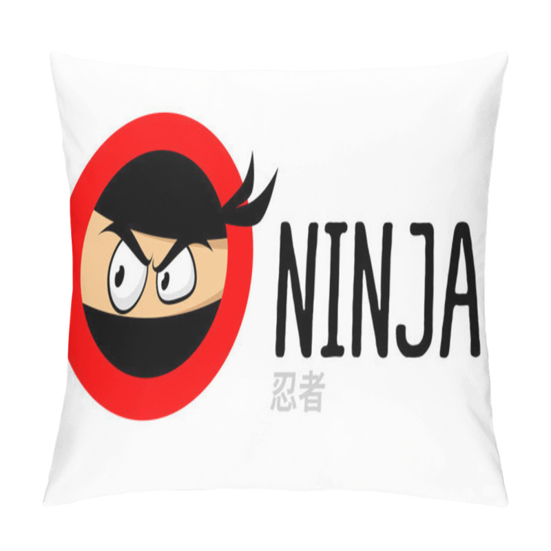 Personality  Ninja Vector Logo Icon Pillow Covers