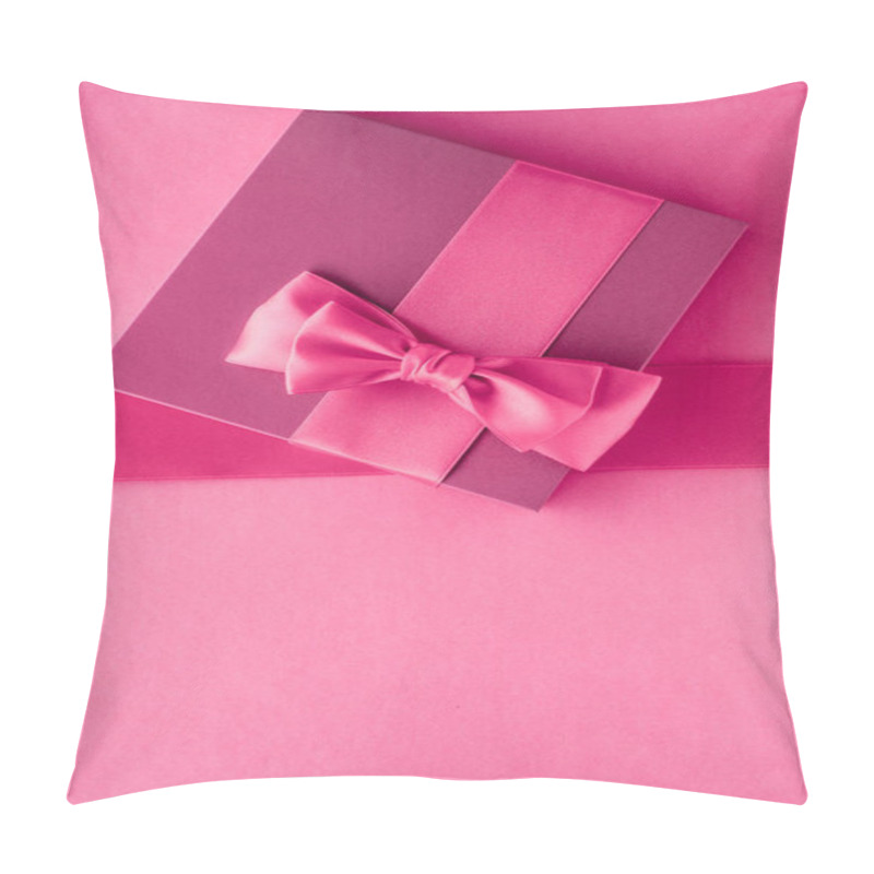 Personality  Pink Gift Boxes, Feminine Style Flatlay Background Pillow Covers