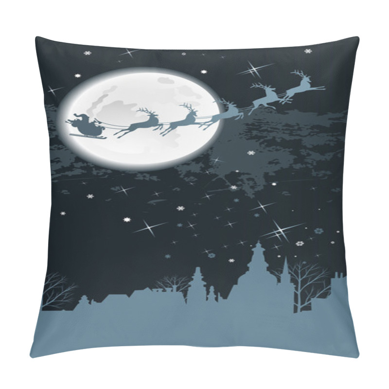 Personality  Santa's Sleigh. Pillow Covers