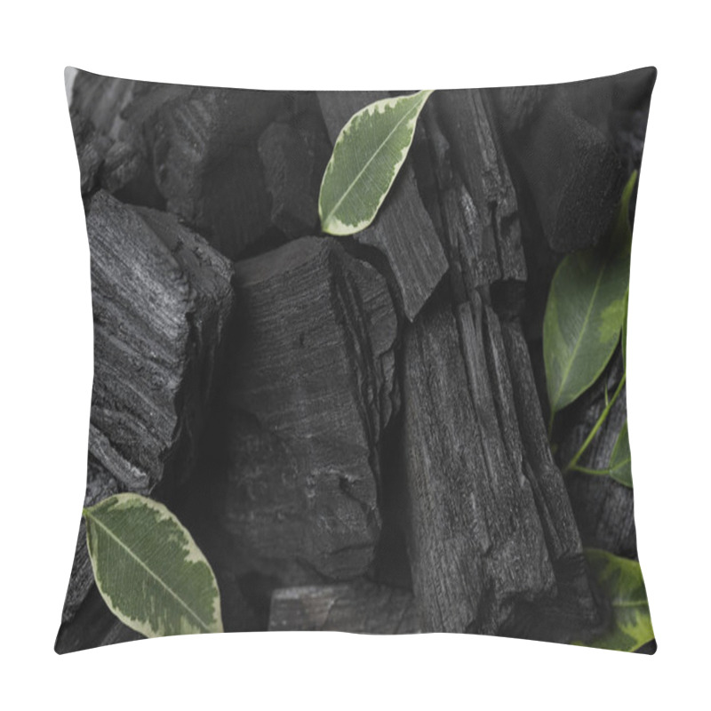 Personality  Natural Wood Or Hardwood Charcoal, Close Up Pillow Covers