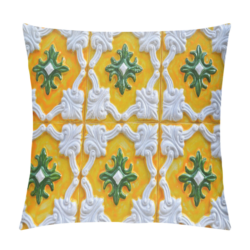 Personality  Traditional Tiles From Portugal Pillow Covers