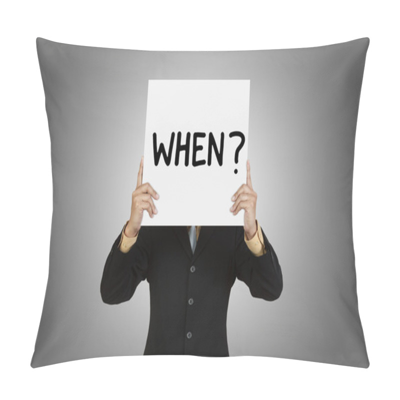 Personality  Businessman With Word When Pillow Covers