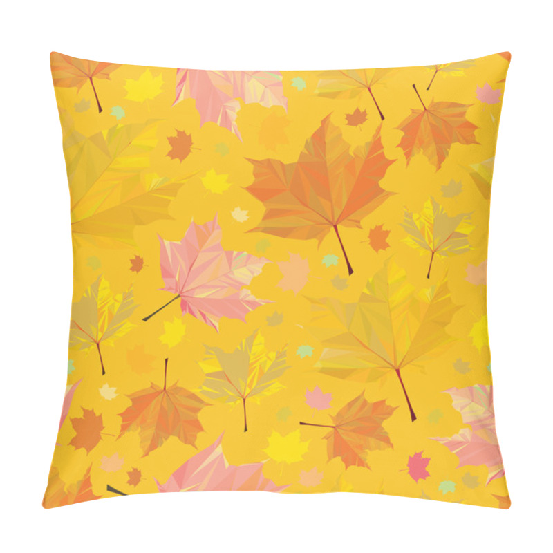 Personality  Polygonal Maple Pattern Pillow Covers