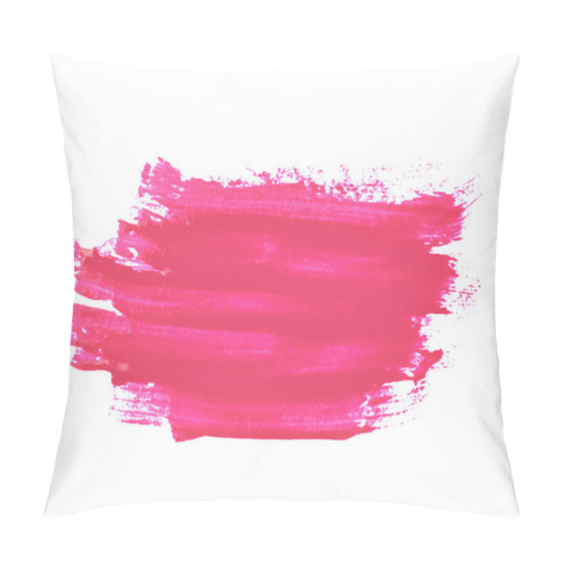 Personality  Smudged Splash Of Paint Isolated Pillow Covers