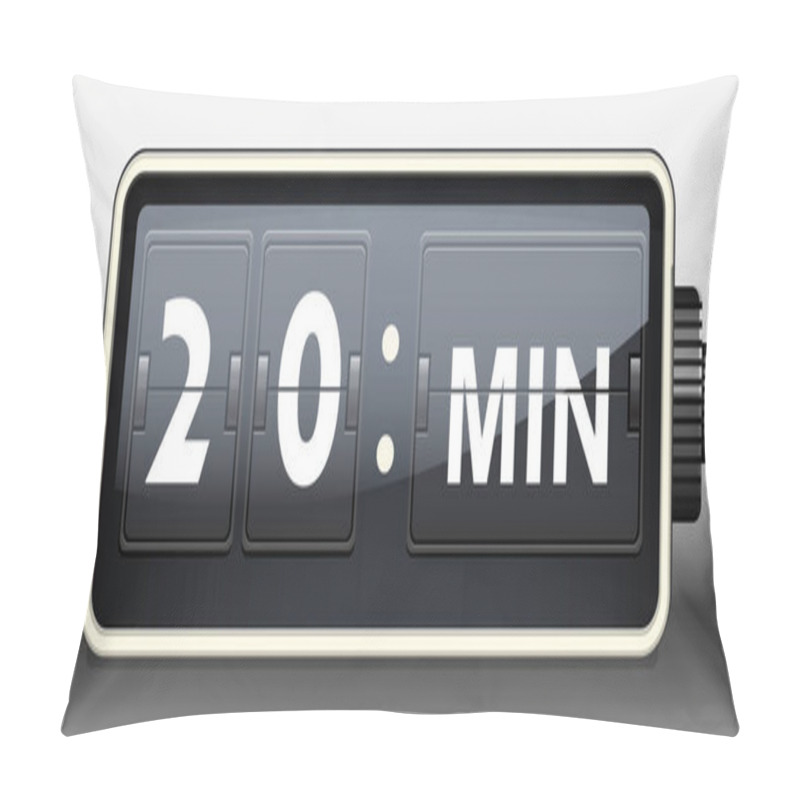 Personality  Timer Round Wall Office Clock 20 Minutes Pillow Covers