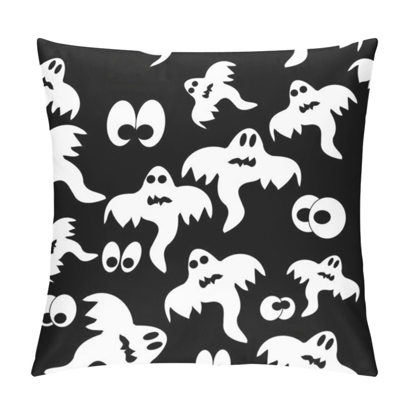 Personality  Seamless Pattern With Ghosts Pillow Covers