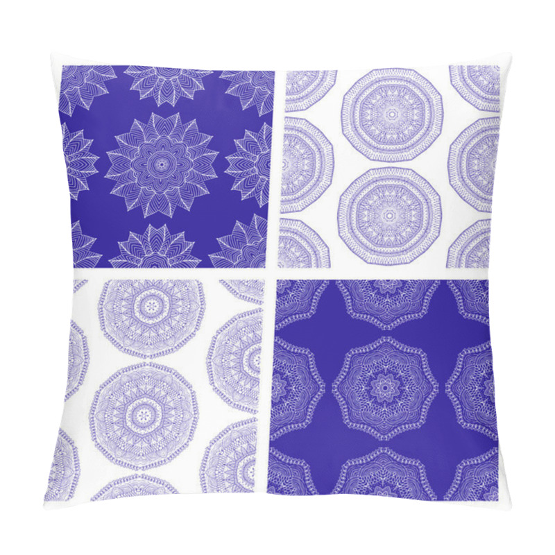 Personality  Seamless Geometric Patterns In Oriental Style Pillow Covers