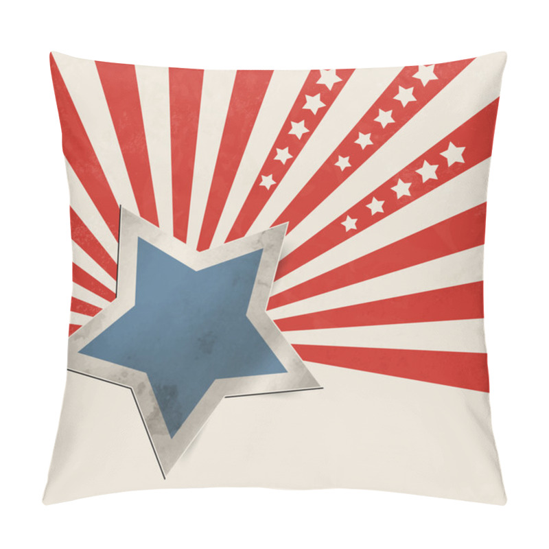 Personality  American Stars And Stripes - Abstract USA Flag Pillow Covers