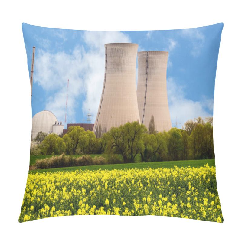 Personality  Nuclear Power Plant Grafenrheinfeld Pillow Covers