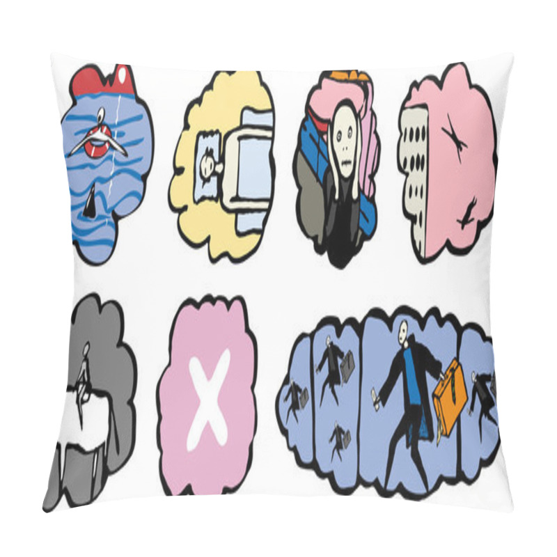 Personality  Different Kinds Of Nightmares Pillow Covers