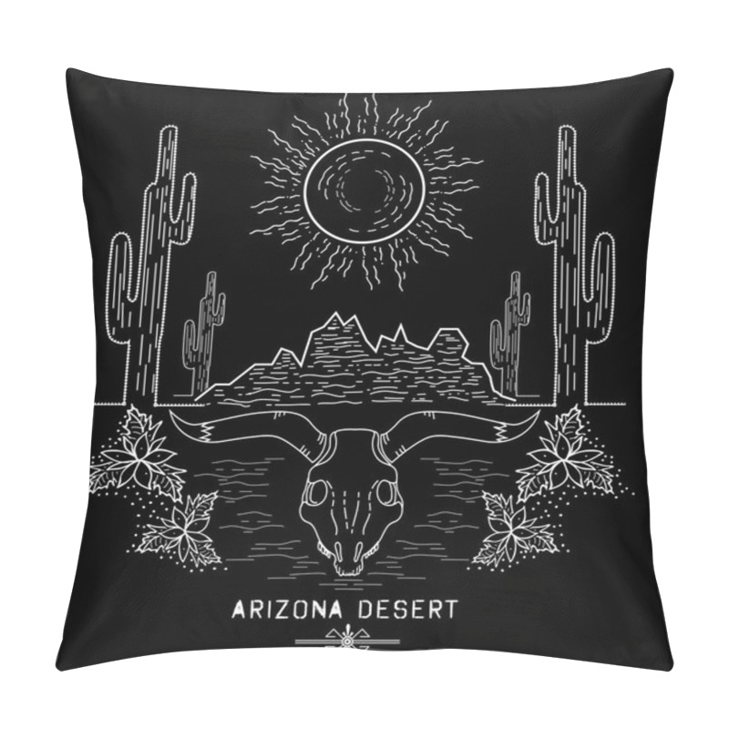 Personality  Print Of Arizona Desert  Pillow Covers