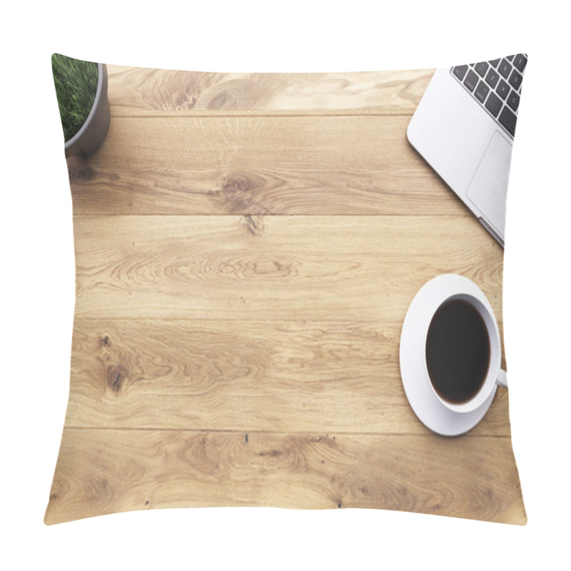 Personality  Wooden Office Table Pillow Covers