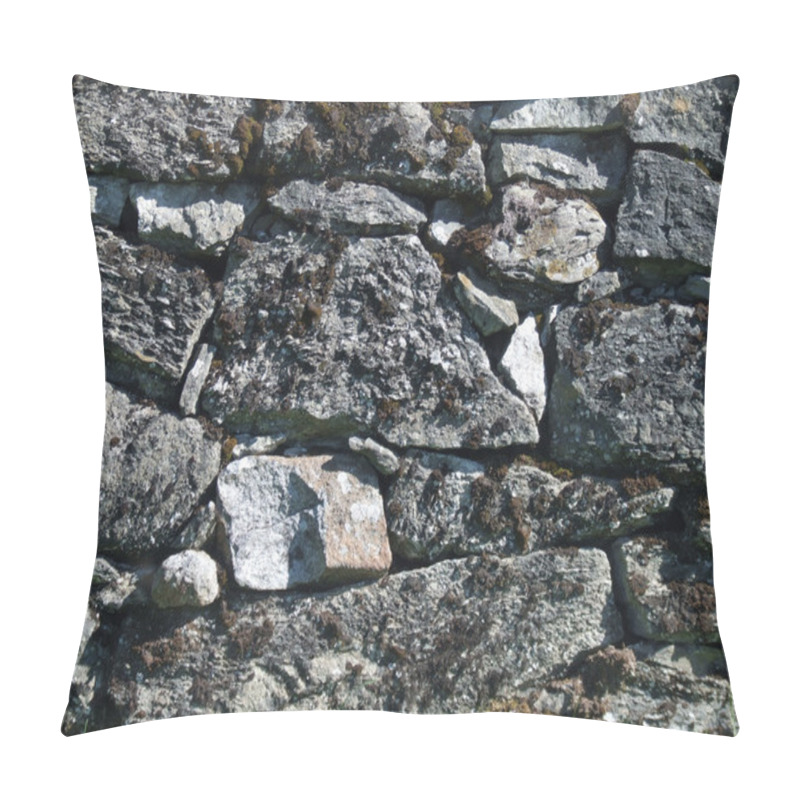 Personality  Old Crumbling Stone Wall Pillow Covers