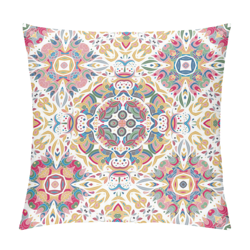 Personality  Luxury Oriental Tile Seamless Pattern. Vector Pillow Covers