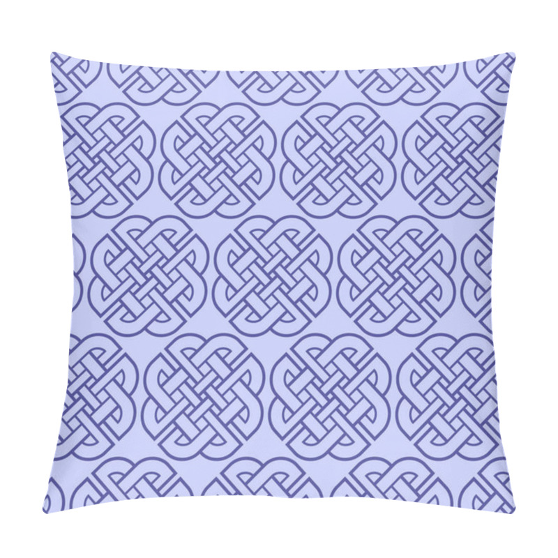 Personality  Japanese Geometric Flower Weave Vector Seamless Pattern Pillow Covers