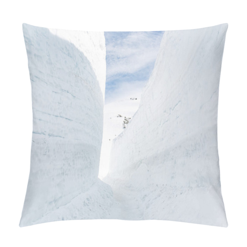 Personality  Snow Wall At The Tateyama Kurobe Alpine Route Pillow Covers